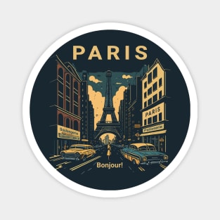 Vintage Paris Magnet